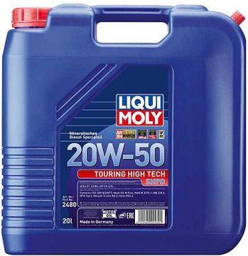 Liqui Moly Touring High Tech Motor Oil SHPD 20W-50