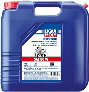 Liqui Moly Gear Oil (GL4) SAE 80W